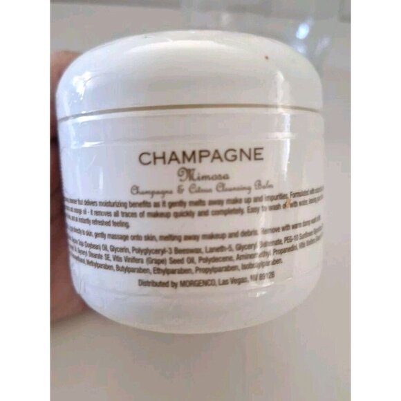 Champagne Mimosa Citrus Cleansing Balm 4 Oz 113g Makeup Remover Sealed Condition - Picture 3 of 7